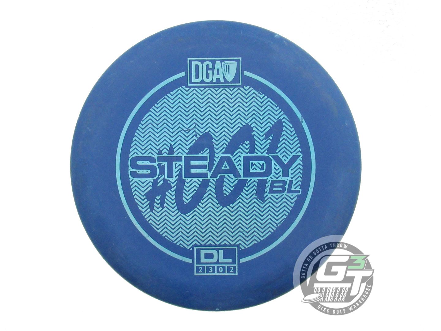 USED DGA D-Line Steady BL 171g Blue Teal Holo Foil Putter Golf Disc