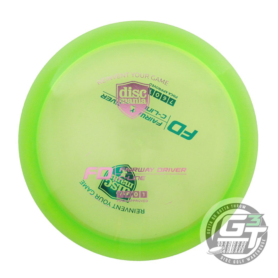 USED DiscMania X-OUT C-Line FD 173g Lime Fairway Driver Golf Disc