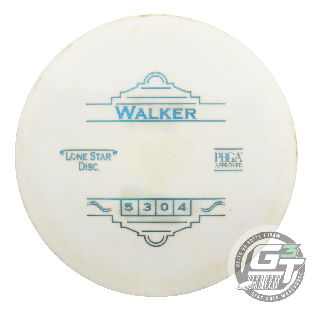 USED Lone Star Bravo Walker 170g White-Yellow Blue Foil Midrange Golf Disc