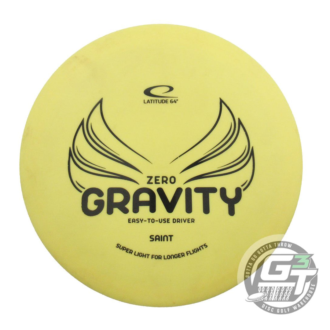USED Latitude 64 Zero Gravity Saint 125g Yellow Black Stamp Fairway Driver Disc