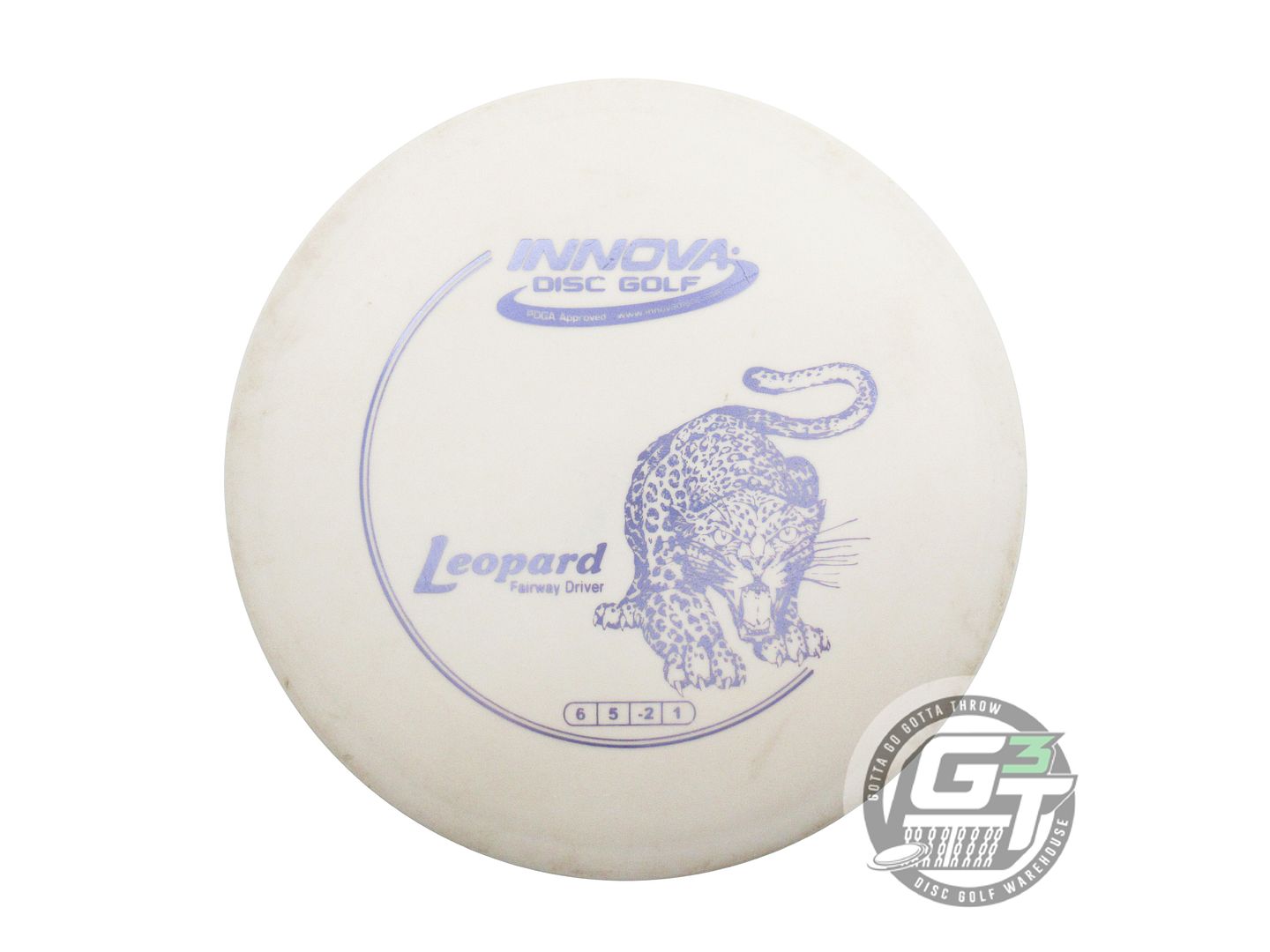 USED Innova DX Leopard 166g White Lilac Foil Fairway Driver Golf Disc