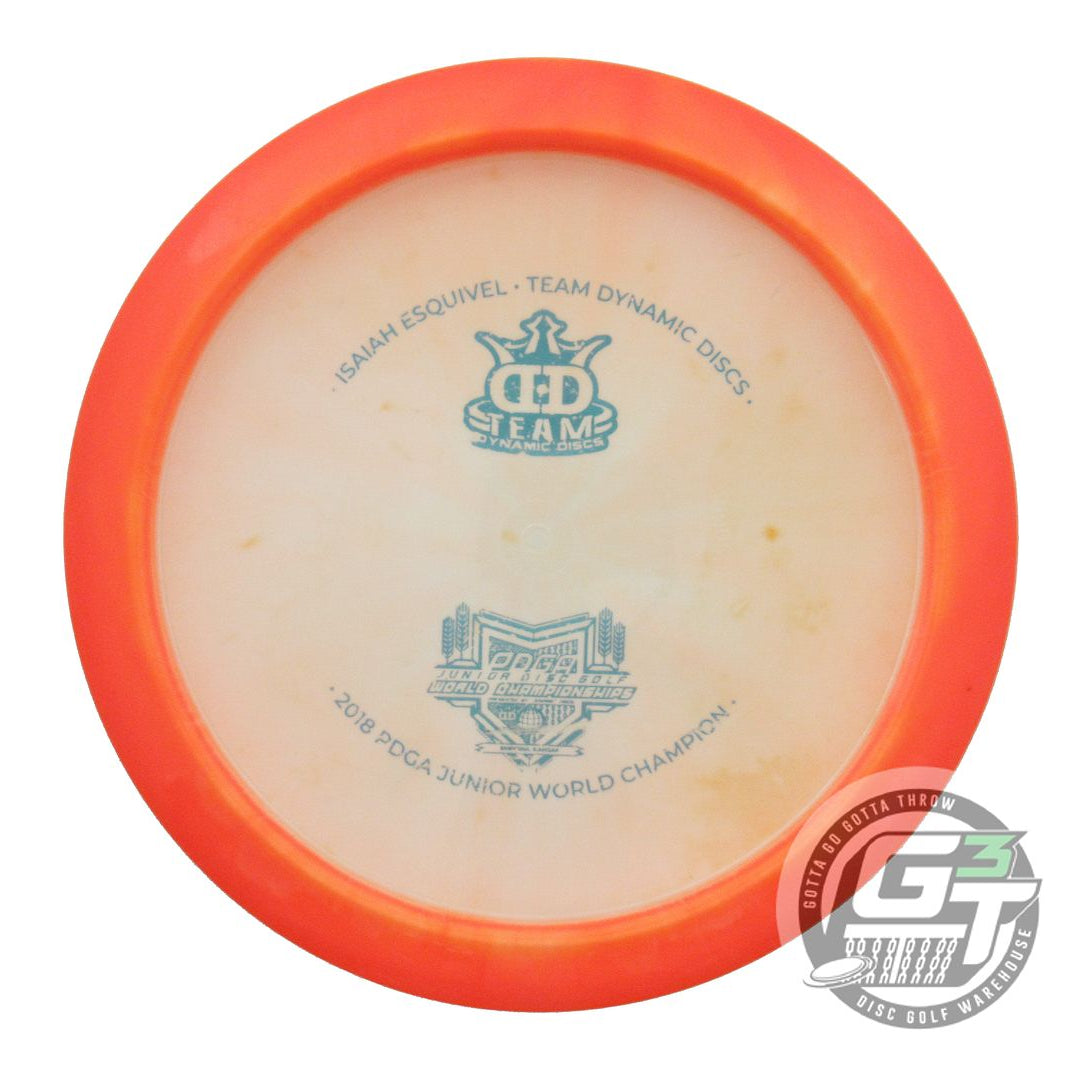 USED Dynamic Discs Fuzion Orbit Vandal 175g Orange-White Distance Driver Disc