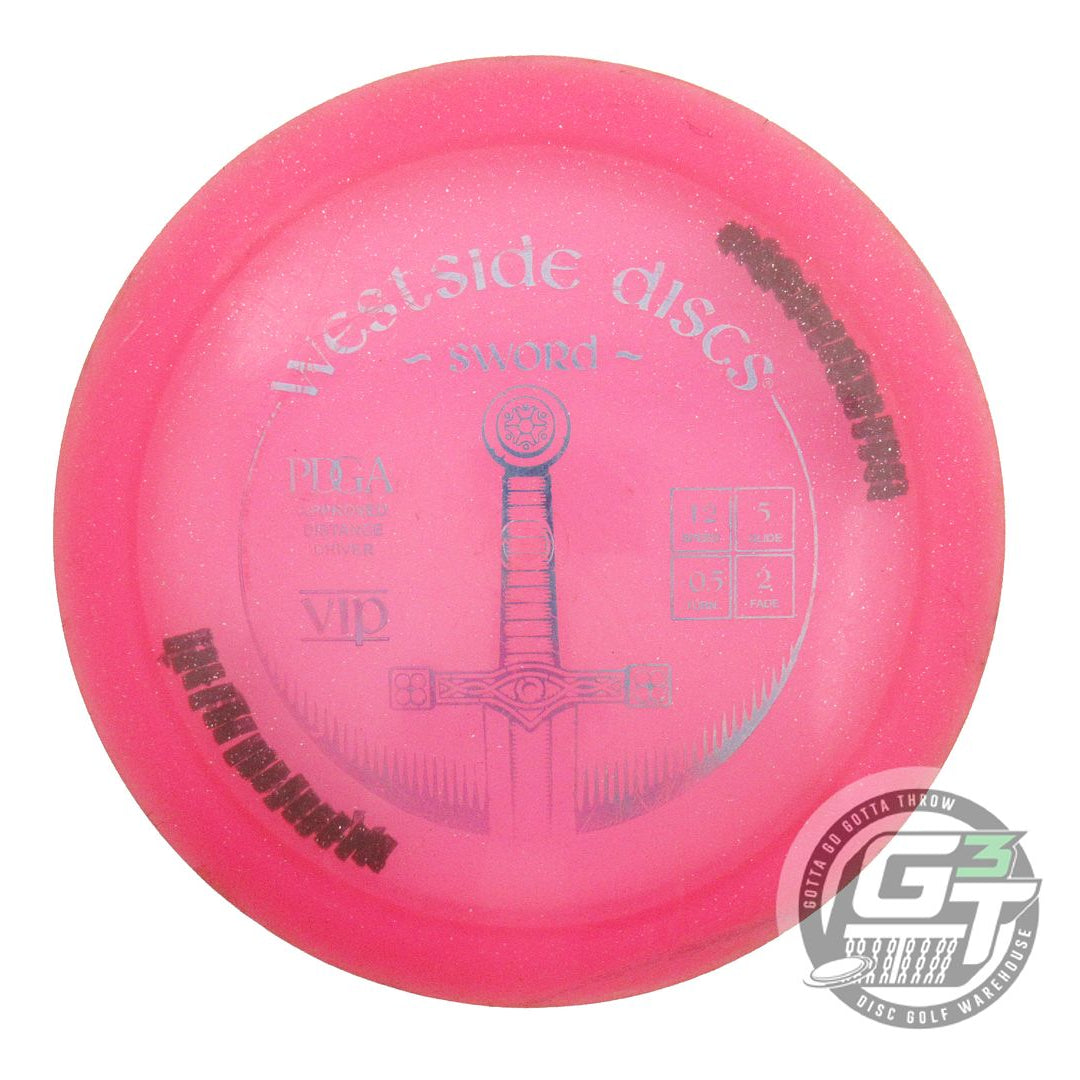 USED Westside Discs VIP Sword 171g Pink Lilac Foil Distance Driver Golf Disc