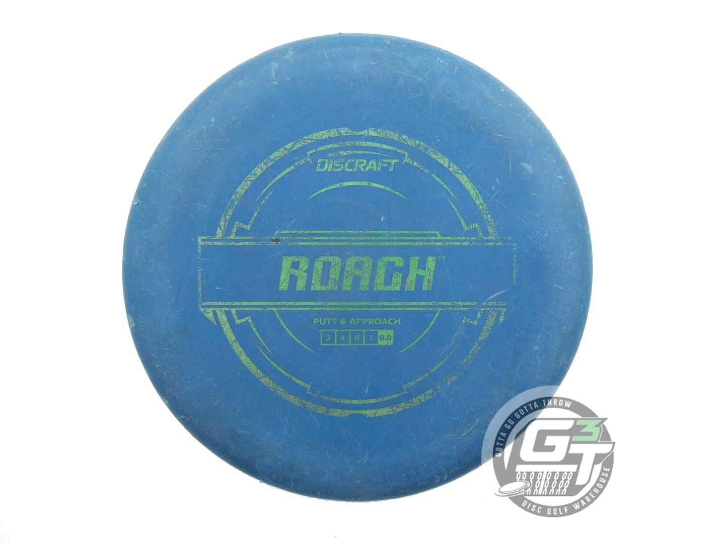 USED Discraft Putter Line Roach 171g Blue Green Matrix Foil Putter Golf Disc