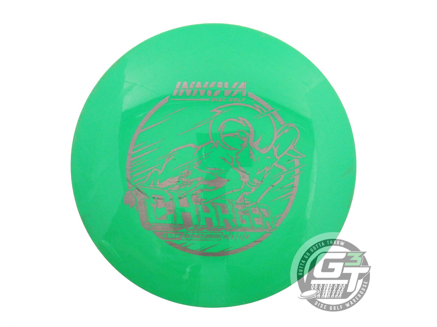 USED Innova Star Charger 175g Green Gray Laser Foil Distance Driver Golf Disc