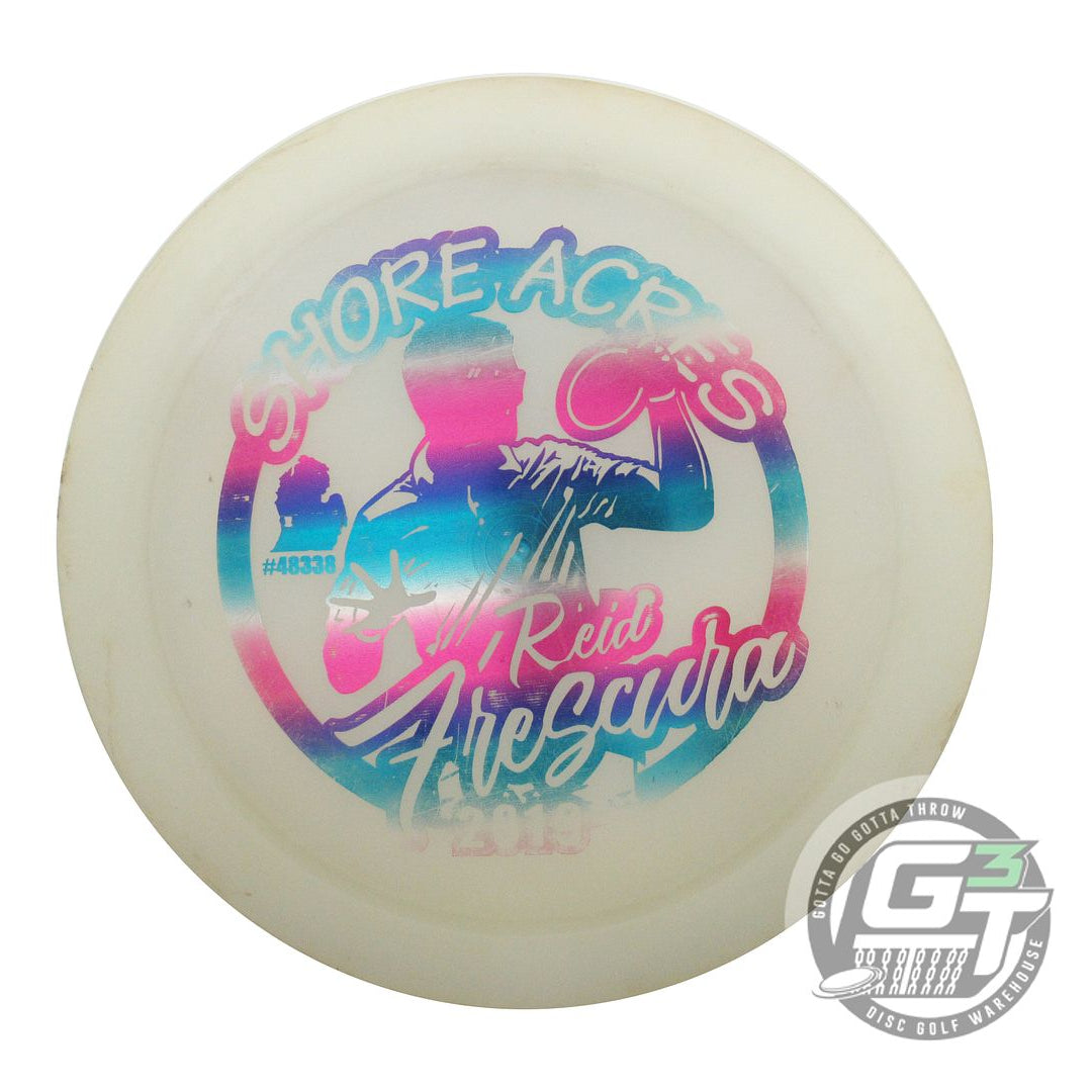 USED Discraft Z Crank 176g White Miami Foil Distance Driver Golf Disc