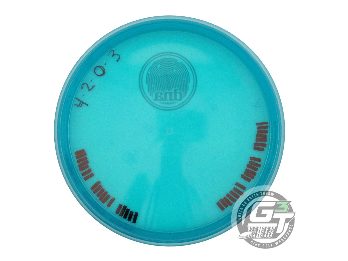USED DiscMania DNA Glow C-Line Tactic 175g Teal Magenta Foil Putter Golf Disc