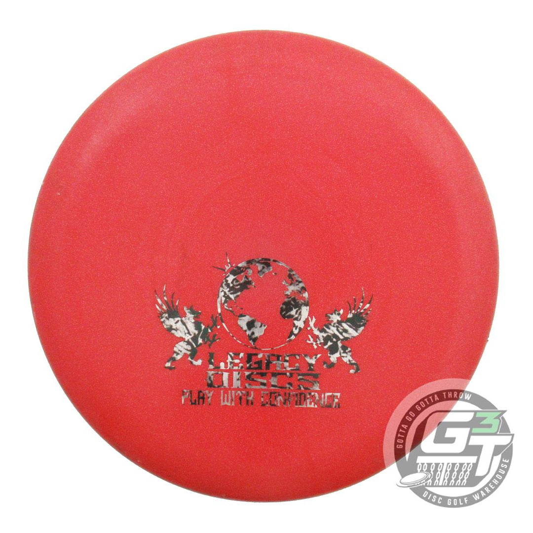 USED Legacy Discs Icon Hunter 174g Red TEAM STAMP Putter Golf Disc