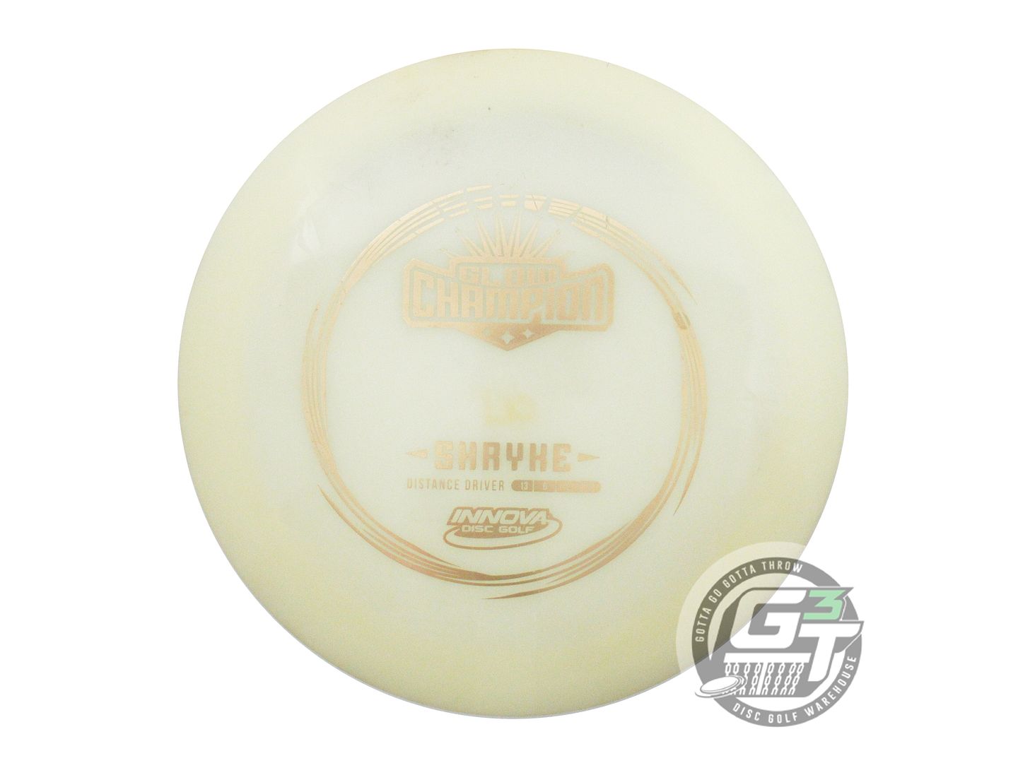 USED Innova Champion Glow Shryke 170g Gold Foil Distance Driver Golf Disc