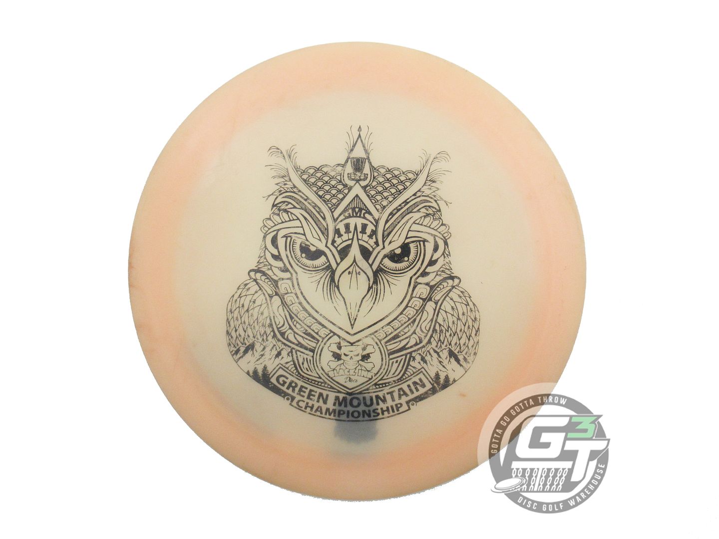 USED Innova Champion Color Glow Colossus 177g Peach Black Stamp Driver Golf Disc