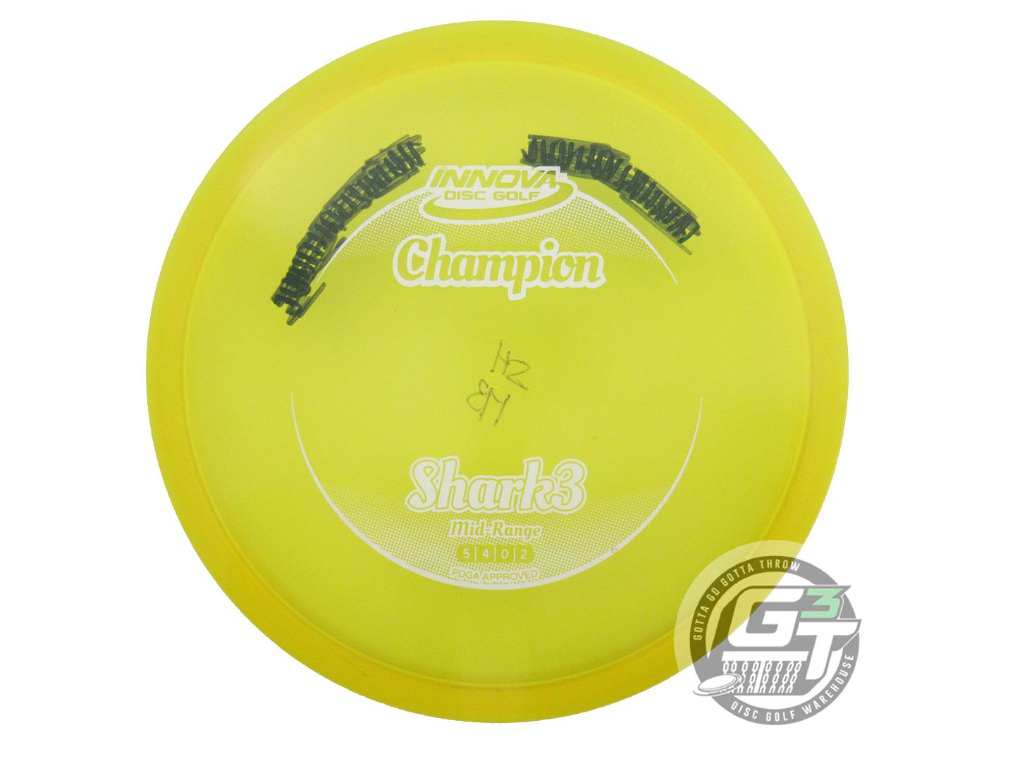 USED Innova Champion Shark3 173g Yellow White Stamp Midrange Golf Disc