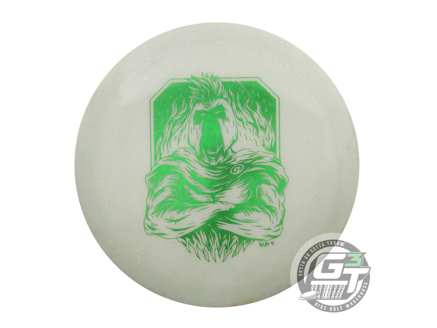 USED Infinite MF Glow C-Blend Centurion 173g Gray Green Shatter Driver Golf Disc
