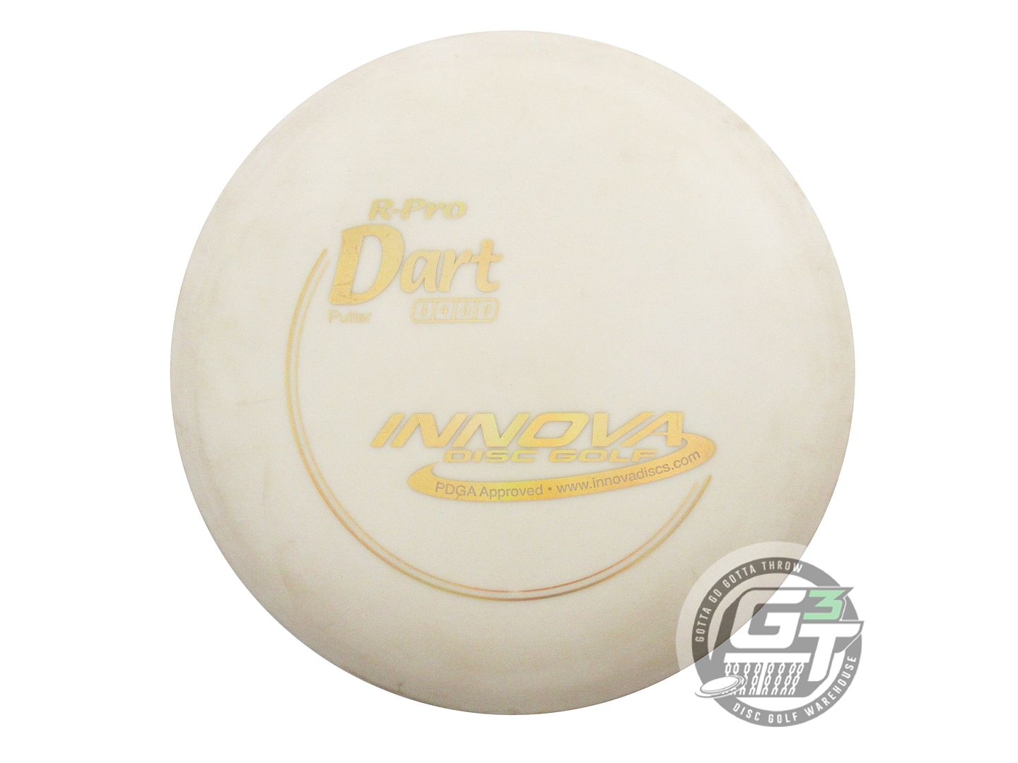 USED Innova R-Pro Dart 175g Ivory Gold Holo Foil Putter Golf Disc