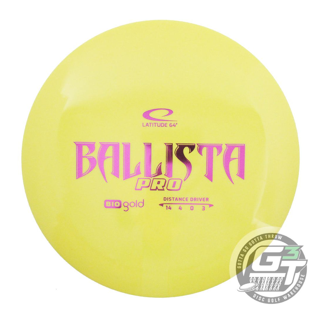 Latitude 64 BioGold Ballista Pro Distance Driver Golf Disc (Individually Listed)