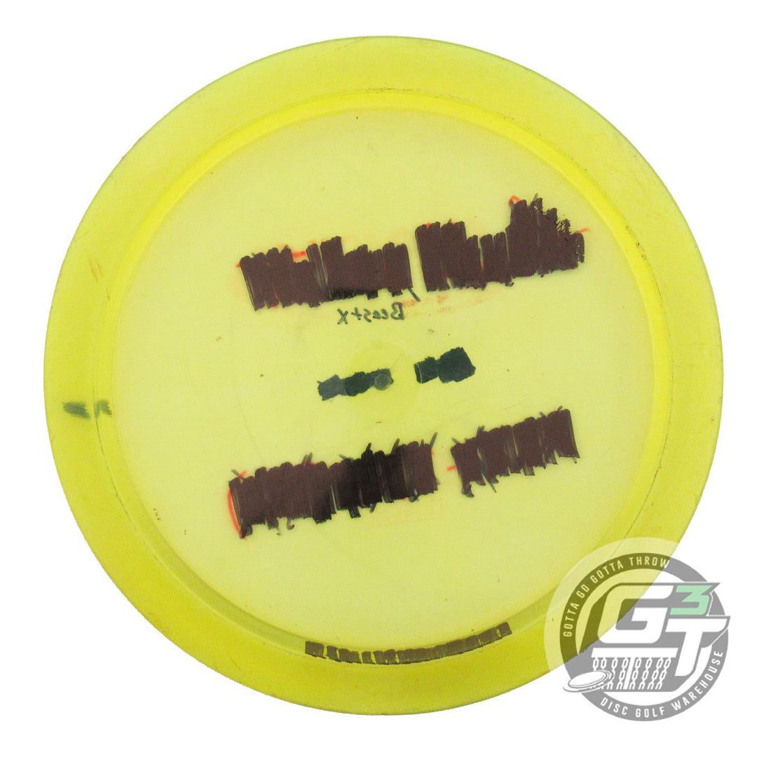 USED Innova Champion Beast-X 168g Yellow Wiped Stamp Distance Driver Golf Disc