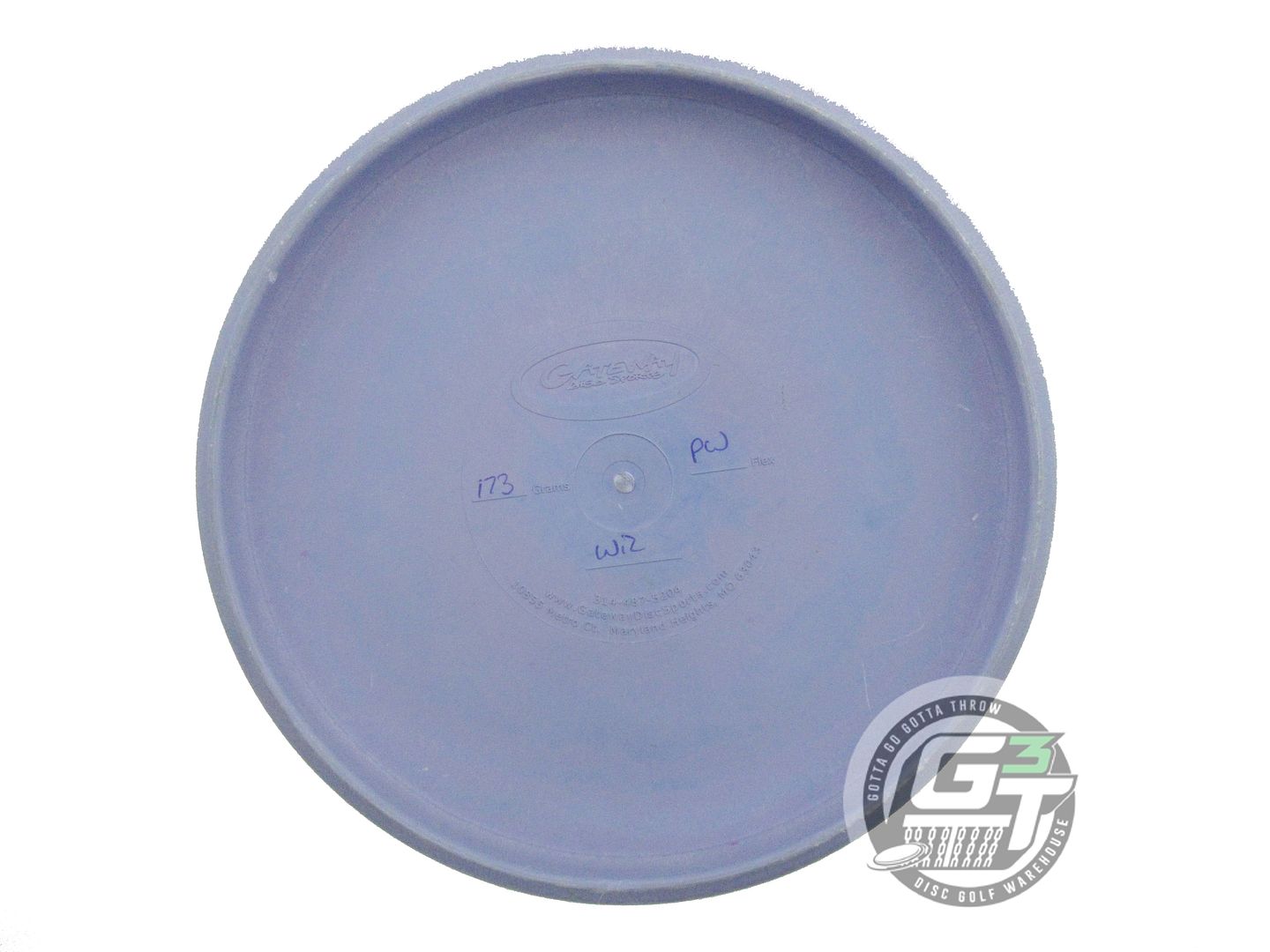 USED Gateway Firm Wizard 173g Blue Oil Slick Foil Putter Golf Disc