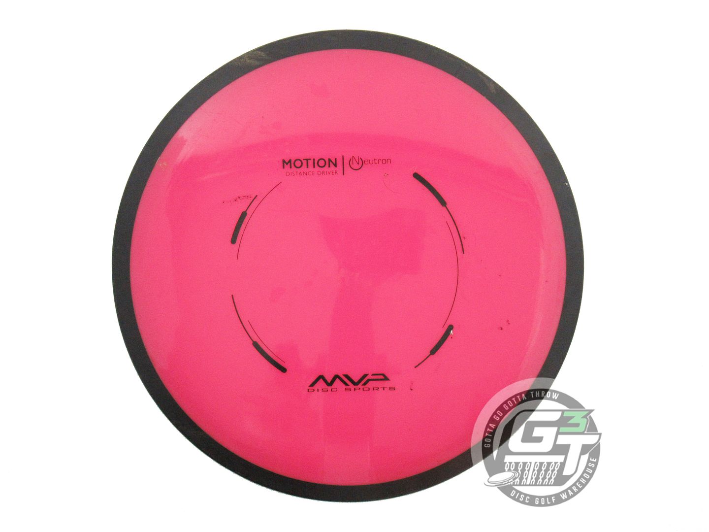 USED MVP Disc Sports Neutron Motion 170g Pink PFN Distance Driver Golf Disc
