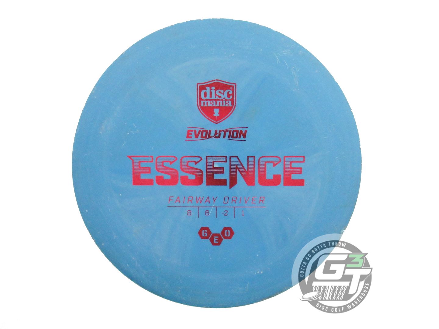 USED DiscMania GEO Essence 173g Blue Red Foil Driver Golf Disc