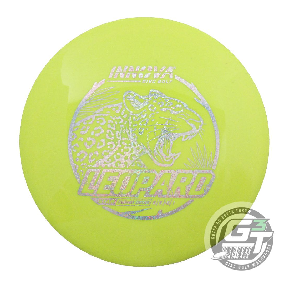 USED Innova Star Leopard 168g Yellow Silver Glitter Foil Fairway Driver Disc