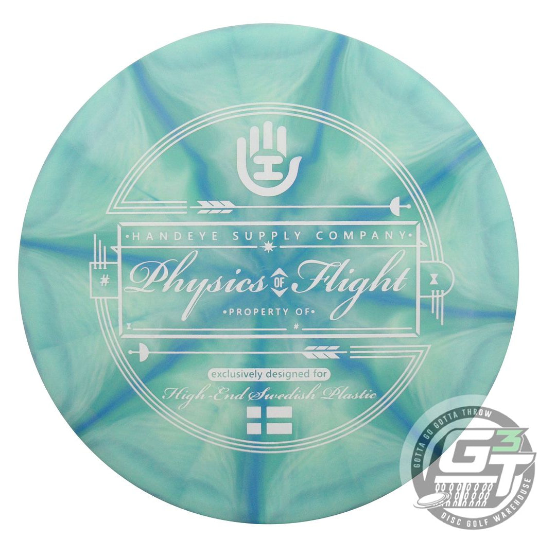 Latitude 64 Limited Edition HSCo High-End Stamp Gold Ice Burst Claymore Midrange Golf Disc (Individually Listed)