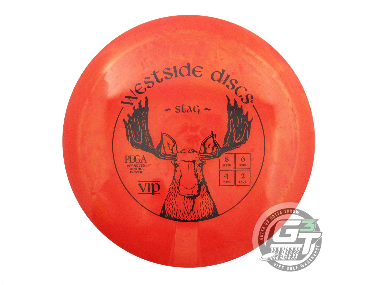 USED Westside Discs VIP Stag 173g Red Black Stamp Fairway Driver Golf Disc