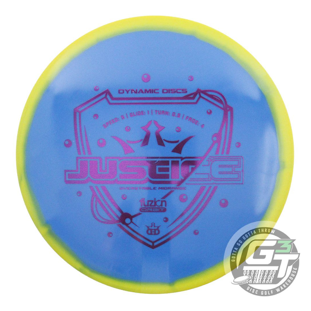 Dynamic Discs Fuzion Orbit Justice Midrange Golf Disc (Individually Listed)