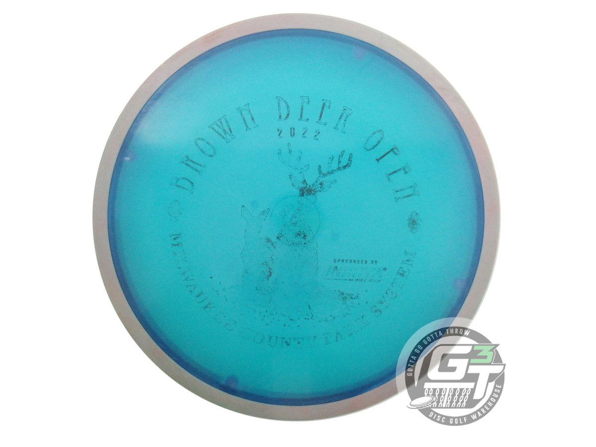 USED Innova Champion Atlas 180g Blue Black Stamp Lilac Rim Midrange Golf Disc
