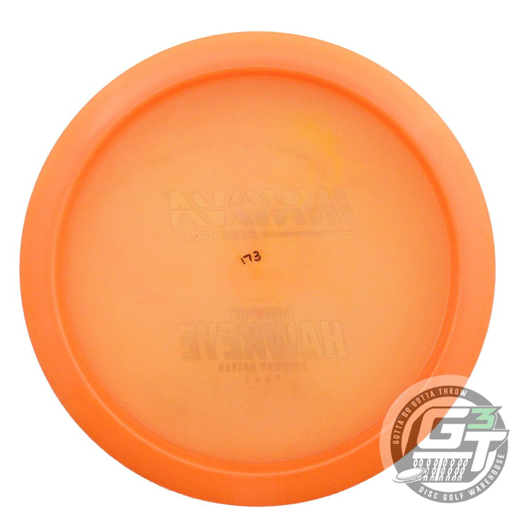 USED Innova Champion Hawkeye 173g Orange Brown Swirl Foil Fairway Driver Disc