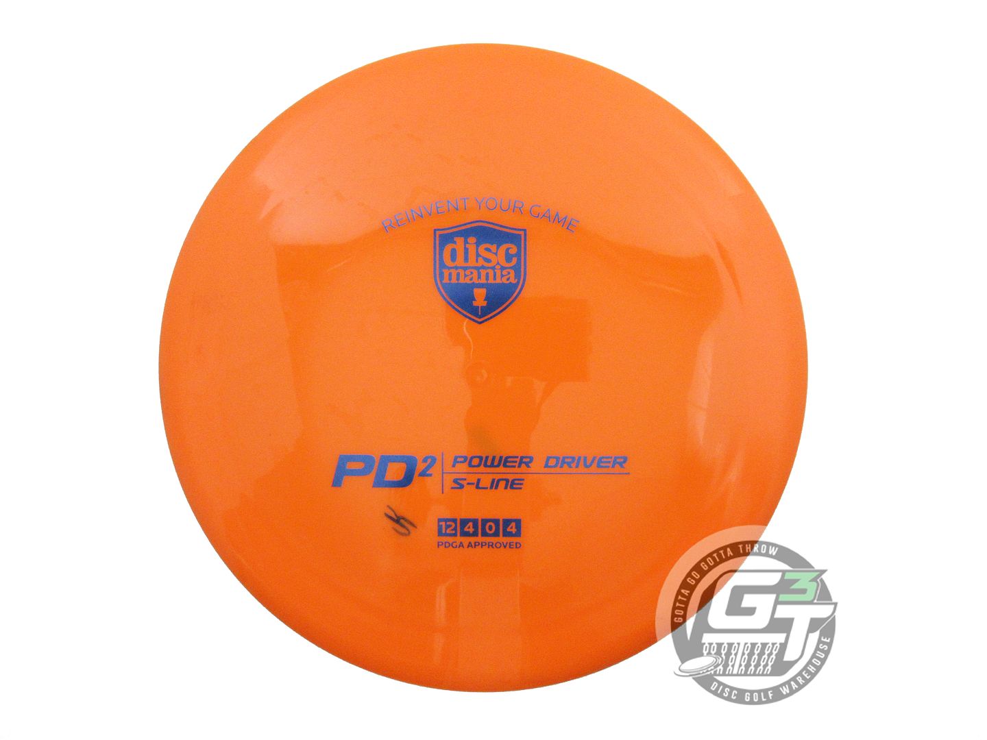 USED DiscMania S-Line PD2 175g Orange Blue Foil Distance Driver Golf Disc