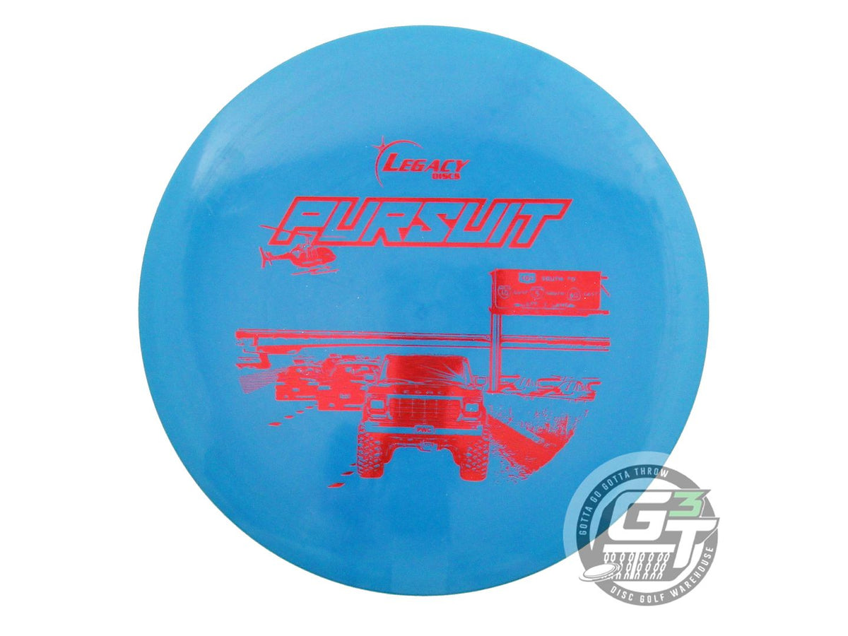 USED Legacy Discs Icon Pursuit 174g Blue Red Holo Foil Midrange Golf Disc