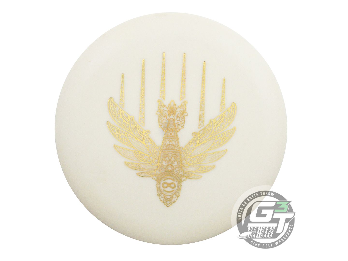 USED Innova KC Pro Aviar 172g Ivory Gold Glitter INFINITE Putter Golf Disc