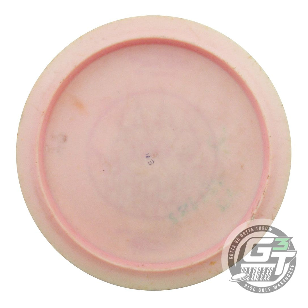 USED Discraft Elite X Wildcat 163g Peach Blue Foil Distance Driver Golf Disc