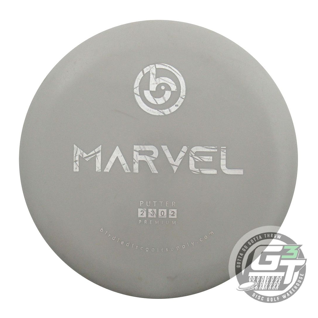 USED Birdie Disc Golf Supply Premium Blend Marvel 174g Gray Putter Golf Disc
