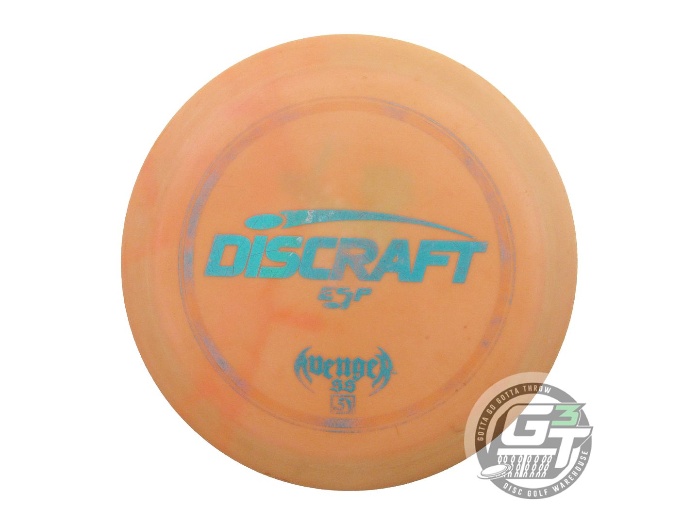 USED Discraft ESP Avenger SS 170g Orange Blue Foil PFN OOP Distance Driver Disc