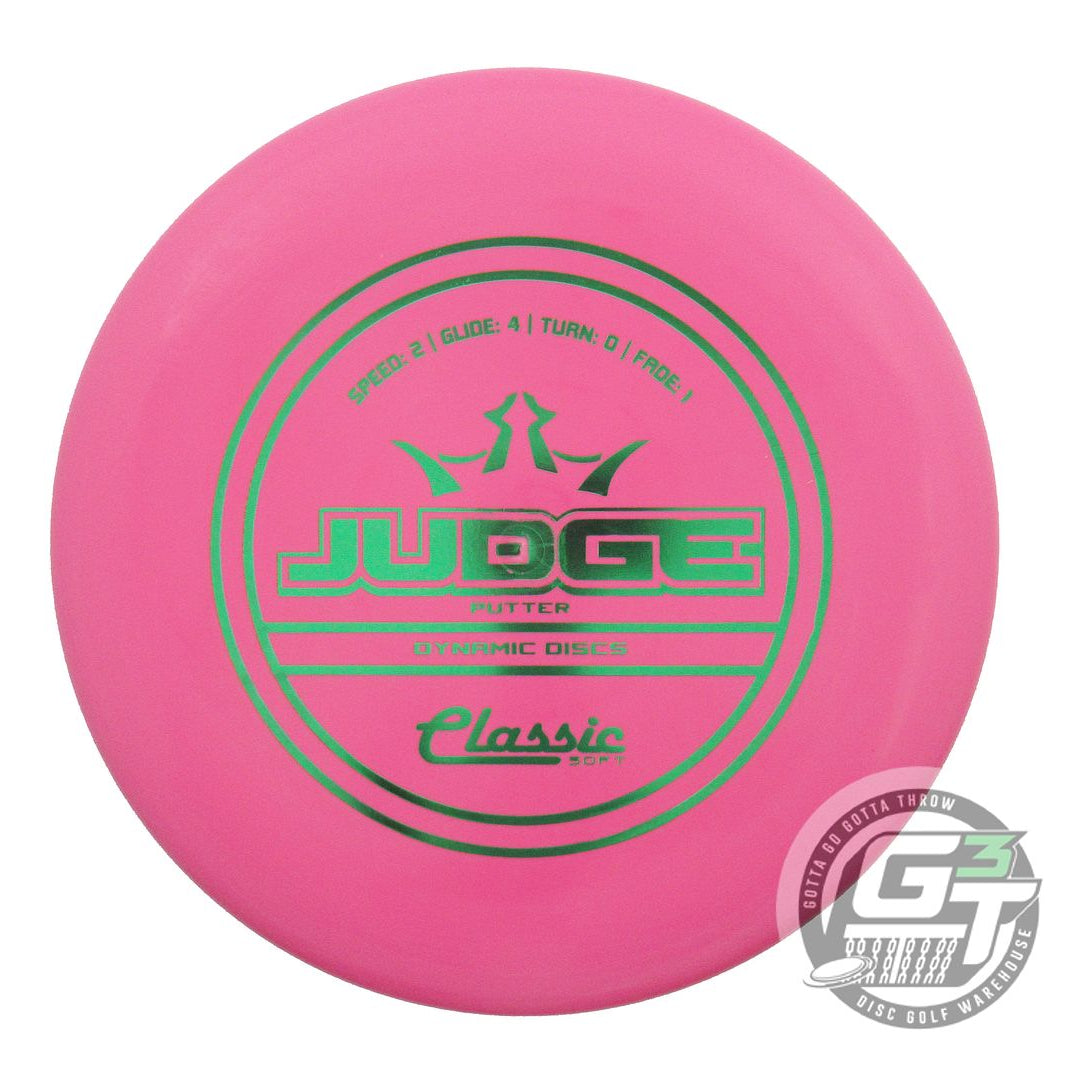 Dynamic Discs Classic Soft Judge Putter Golf Disc (Individually Listed)