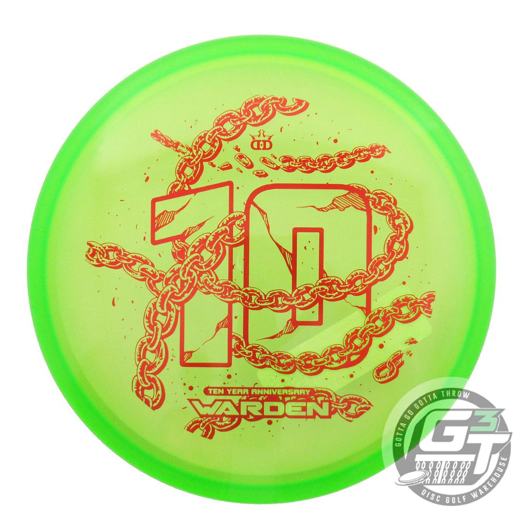 Dynamic Discs Limited Edition 10-Year Anniversary Lucid Ice Warden Putter Golf Disc (Individually Listed)