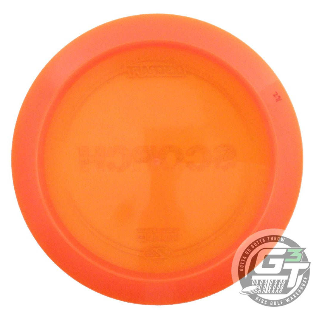 NOS Discraft Z Lite Scorch 162g Orange Red Weave Foil Distance Driver Golf Disc