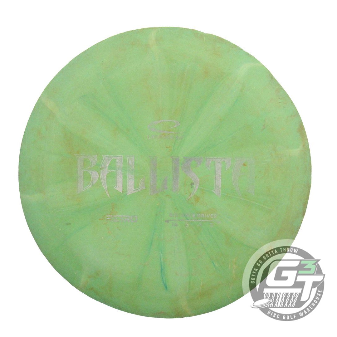 USED Latitude 64 Retro Burst Ballista 175g Green Silver Foil Driver Disc