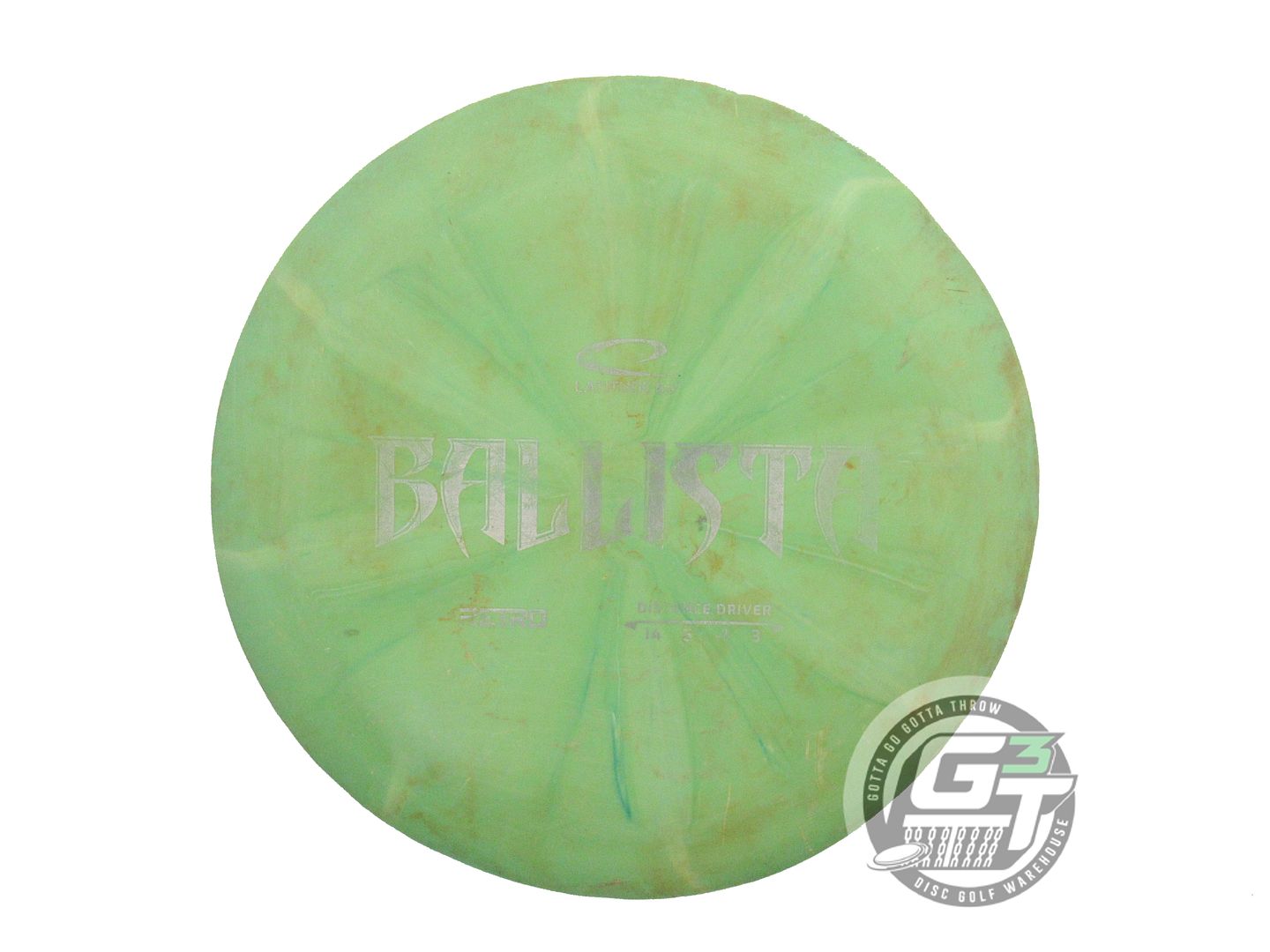 USED Latitude 64 Retro Burst Ballista 175g Green Silver Foil Driver Disc