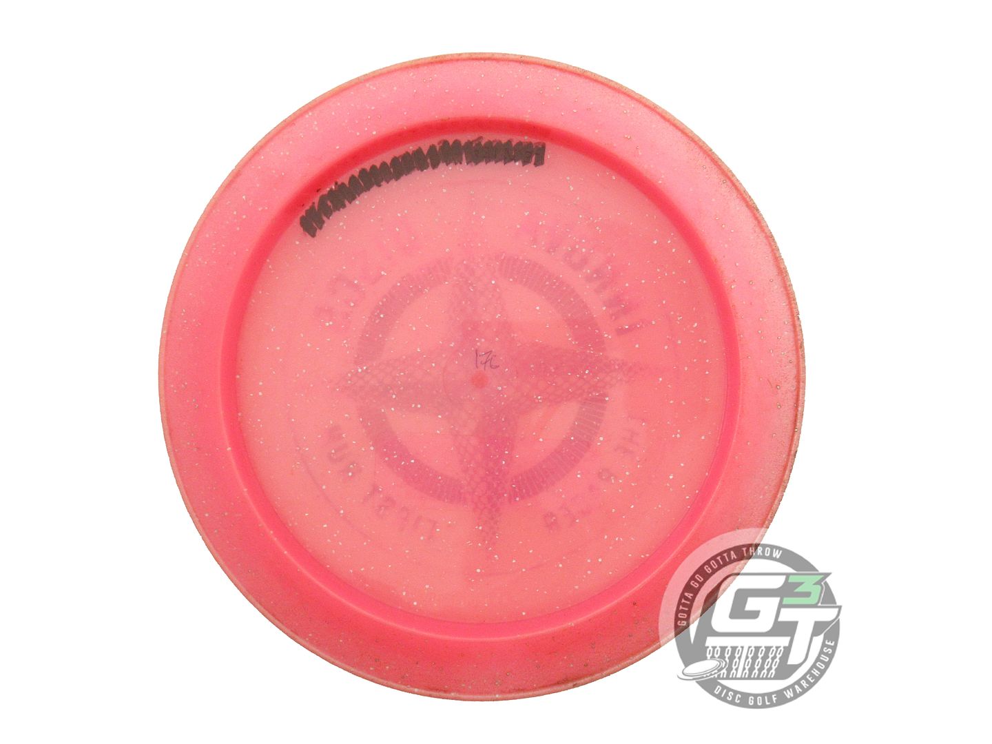 USED Innova FIRST RUN Metal Flake Champion Racer 176g Pink Distance Driver Disc