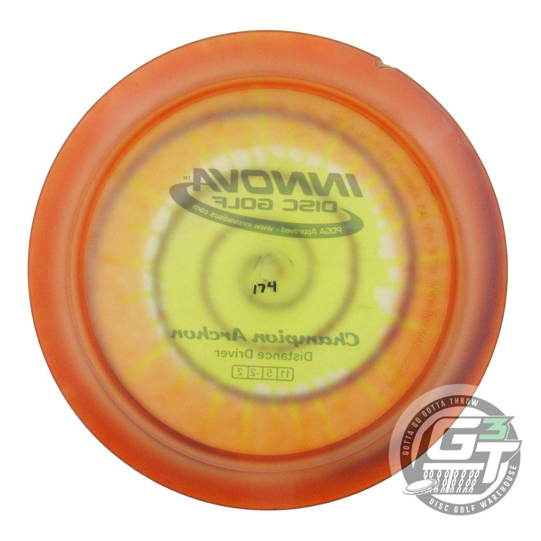 USED Innova I-DYE Champion Archon 174g Spiral Burst Distance Driver Golf Disc