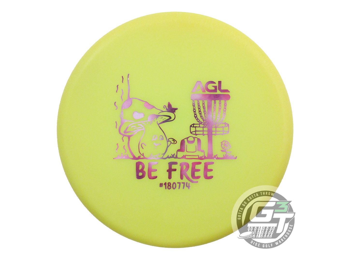 USED Above Ground Level Alpine Douglas Fir 176g Yellow Cloud Foil Putter Disc