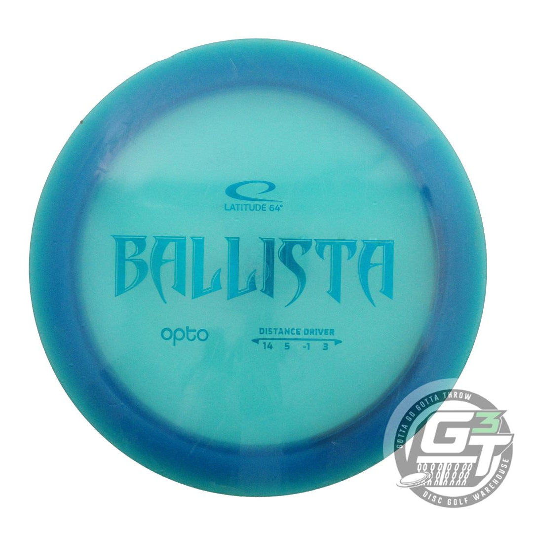 USED Latitude 64 Opto Ballista 171g Blue Teal Foil Distance Driver Golf Disc