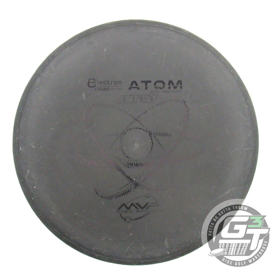 USED MVP Disc Sports Electron Firm Atom 173g Blackout Putter Golf Disc