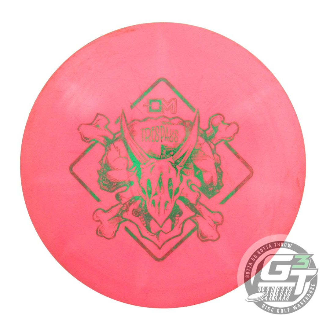 USED Dynamic Discs Fuzion Burst Trespass 171g Pink Green Foil Driver Golf Disc