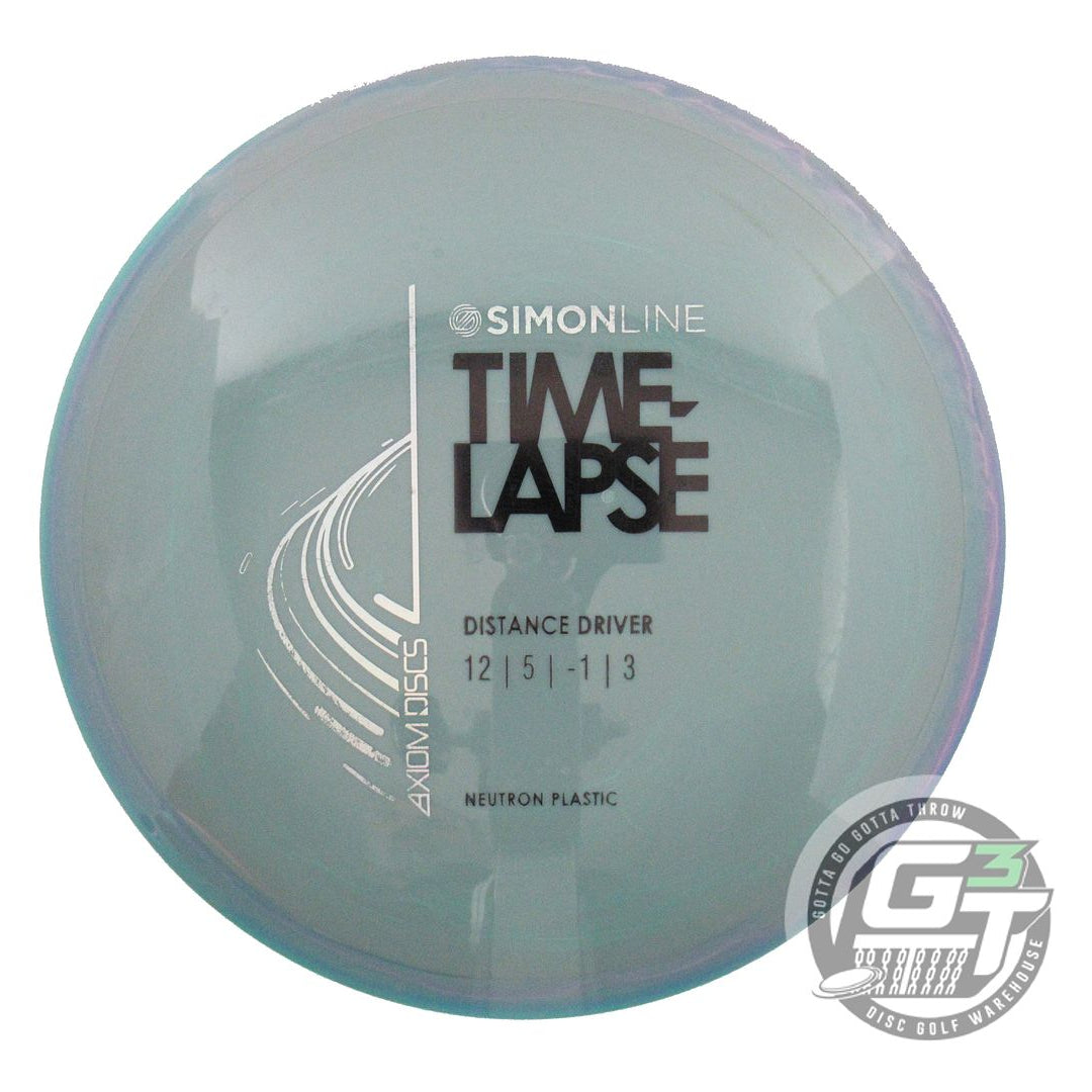 USED Axiom Discs Neutron Time Lapse 174g Gray Swirl Rim Driver Golf Disc