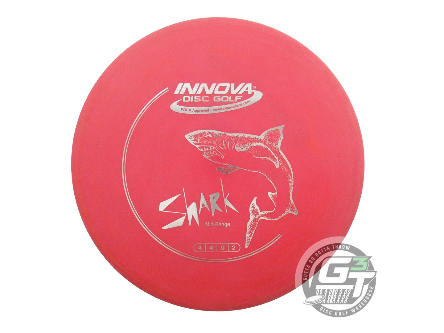 USED Innova DX Shark 176g Pink Silver Foil Midrange Golf Disc