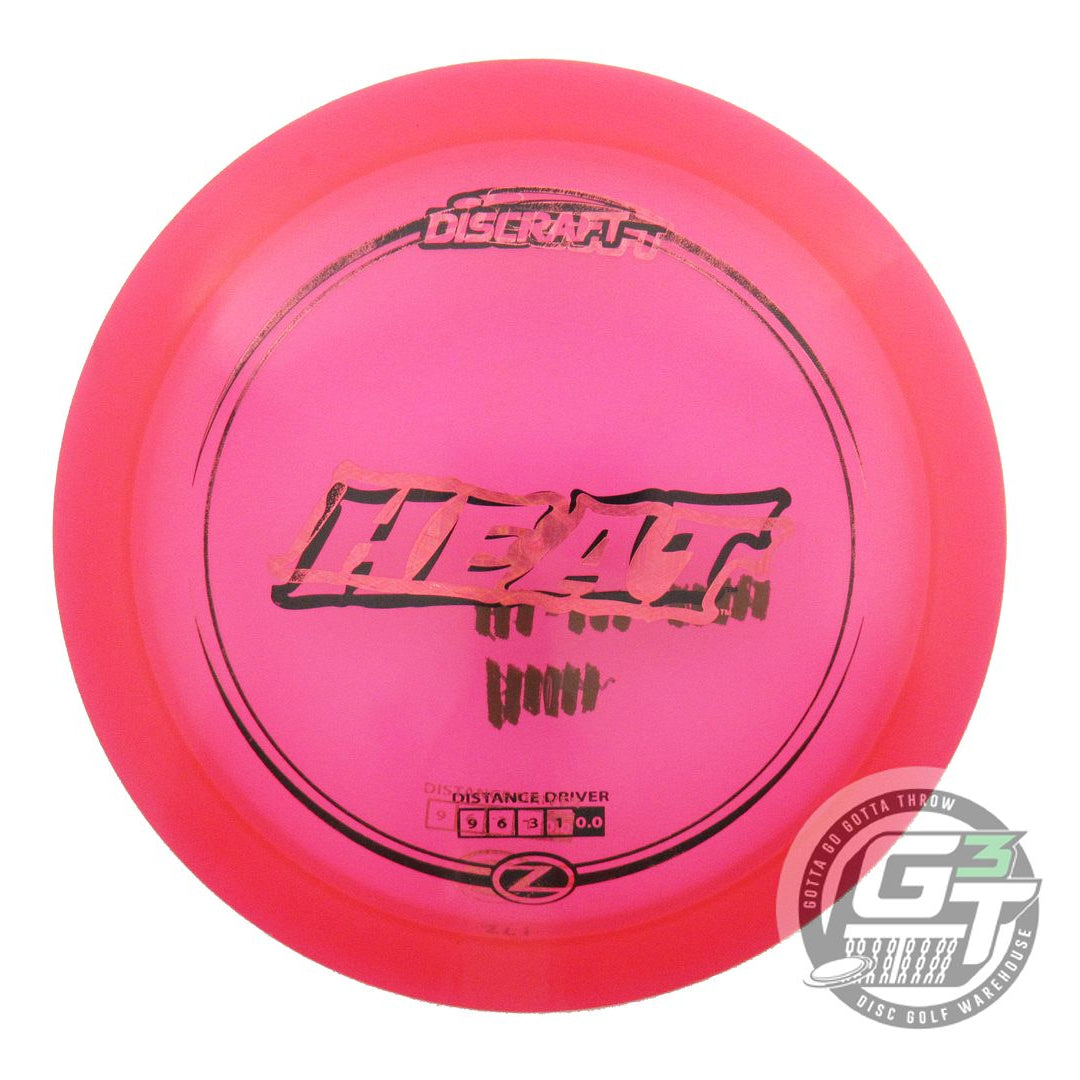 USED Discraft X-OUT Z Heat 172g Pink Distance Driver Golf Disc