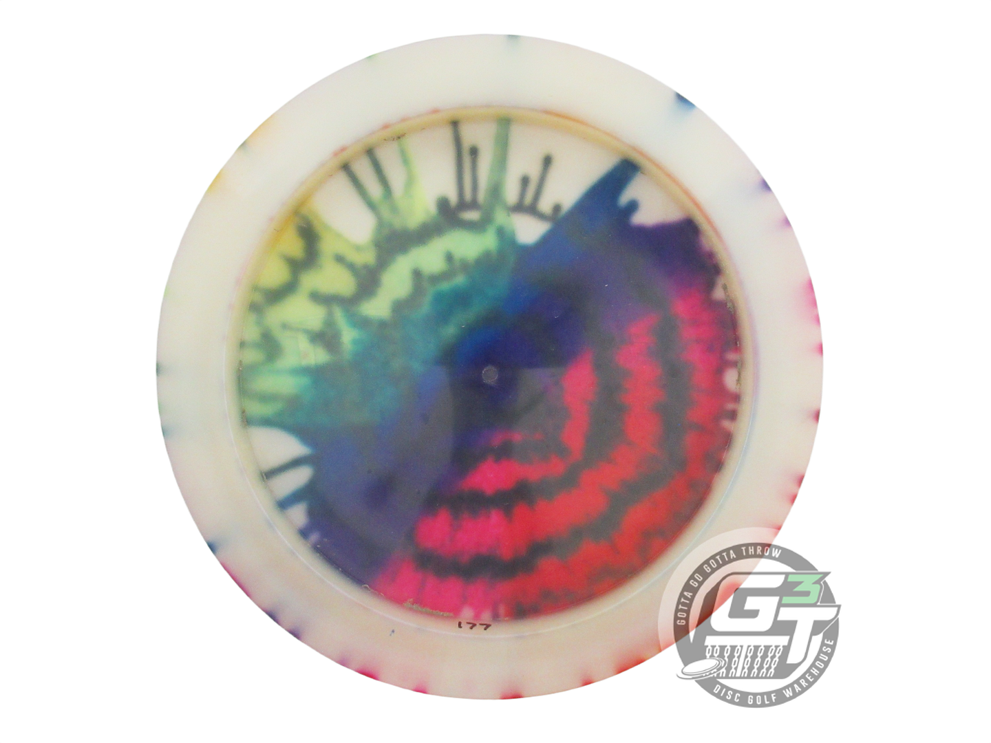 USED Discraft OLD SCHOOL Z Nuke 177g Splatter Driver Golf Disc