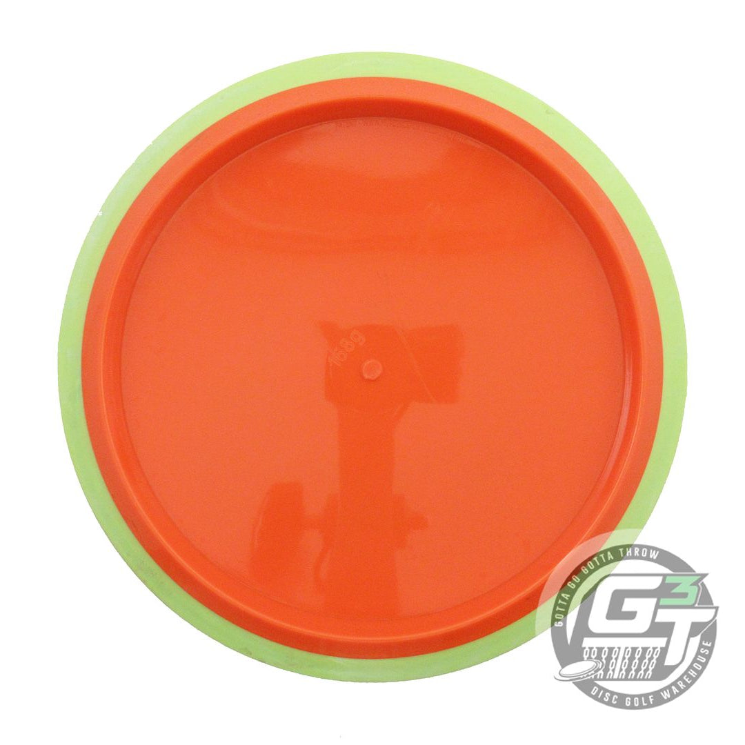 USED Axiom Discs Neutron Fireball 168g Orange Lime Rim Distance Driver Golf Disc